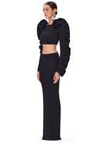 Load image into Gallery viewer, WIVIZA BLACK SKIRT SUITS
