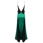 Load image into Gallery viewer, AMANE GREEN LONG DRESS
