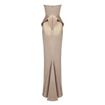 Load image into Gallery viewer, AIQUEEN KHAKI LONG DRESS
