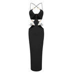 Load image into Gallery viewer, ATMIUS BLACK LONG DRESS
