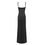 Load image into Gallery viewer, YBABA BLACK LONG DRESS
