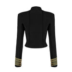 Load image into Gallery viewer, BRAM GOLD BUTTON JACKET TOP
