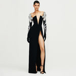 Load image into Gallery viewer, CELIA OFF SHOULDER MAXI DRESS
