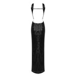 Load image into Gallery viewer, BONNY BLACK MAXI DRESS
