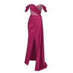 Load image into Gallery viewer, CORAL HOT PINK MAXI DRESS
