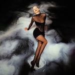 Load image into Gallery viewer, WAWAIE BLACK MINI DRESS
