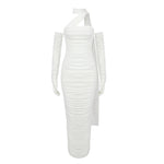 Load image into Gallery viewer, YADIRA WHITE LONG DRESS
