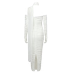 Load image into Gallery viewer, YADIRA WHITE LONG DRESS
