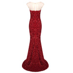 Load image into Gallery viewer, UIUI RED SEQUINS MAXI DRESS
