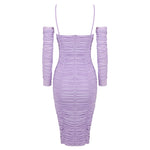 Carregar imagem no visualizador da galeria, PILUO LAVENDER MIDI DRESS

