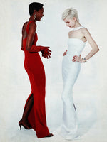 Carregar imagem no visualizador da galeria, YOANG RED HIGH STRETCH MAXI DRESS
