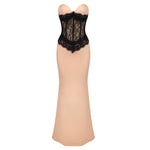 Carregar imagem no visualizador da galeria, YUYU NUDE STRAPLESS MAXI DRESS

