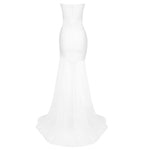 Carregar imagem no visualizador da galeria, Giaana White Strapless Bandage Dress
