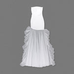 Carregar imagem no visualizador da galeria, Giaana White Strapless Bandage Dress
