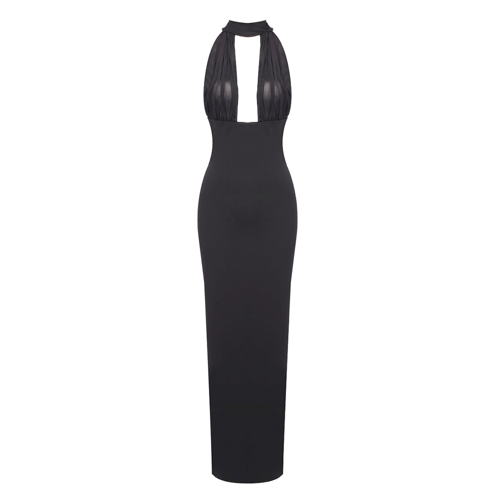 BIANA MESH LONG DRESS