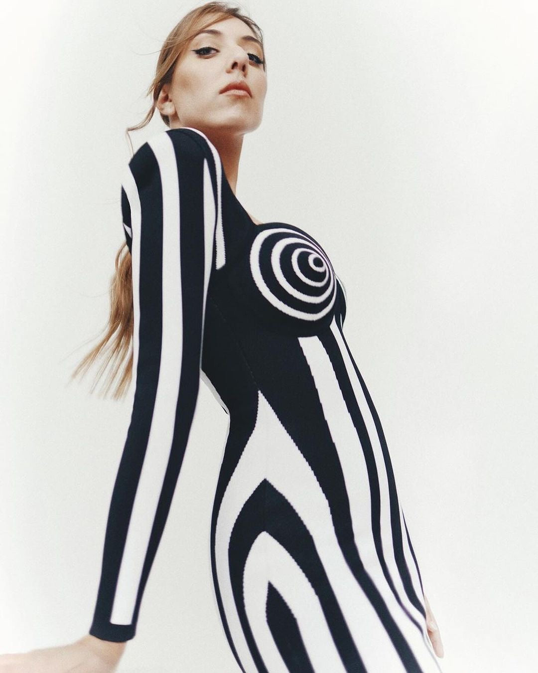 JANET STRIPED MINI DRESS
