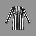 Cargar imagen en el visor de la galería, JANET STRIPED MINI DRESS
