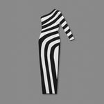 Load image into Gallery viewer, ELSA JACQUARD ONE SLEEVE LONG DRESS
