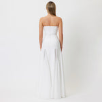 Cargar imagen en el visor de la galería, LILI WHITE STRAPLESS LONG DRESS
