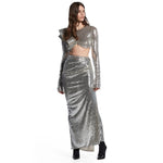 Carregar imagem no visualizador da galeria, AMMY SEQUIN TEO-PIECES DRESS SET
