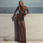 Load image into Gallery viewer, VIVIN MESH  LONG DRESS
