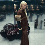 Load image into Gallery viewer, VIVIN MESH  LONG DRESS
