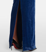 Carregar imagem no visualizador da galeria, CRISTINA BLUE SLEEVELESS LONG DRESS
