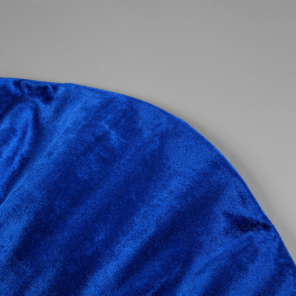 CRISTINA BLUE SLEEVELESS LONG DRESS