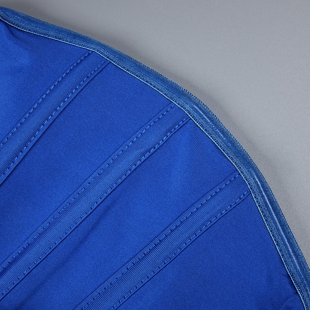 CRISTINA BLUE SLEEVELESS LONG DRESS