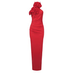 Load image into Gallery viewer, PEANO RED LONG DRESS
