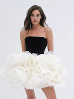 Load image into Gallery viewer, GIANNA RUFFLED SHORT DRESS 

